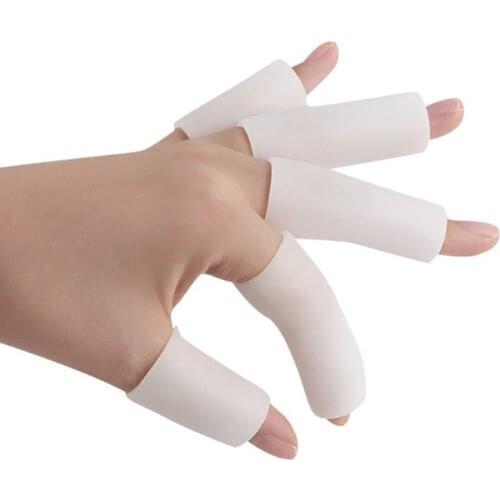 5pcs Bunion Toe Finger Protection Sleeve Little Toe Tube Corns Blisters Corrector Protector Foot Care Pedicure Tools