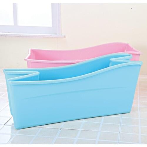 9%PP+TPE Children folding bath tub baby bathtub Safety material 77.5*41*29.5cm