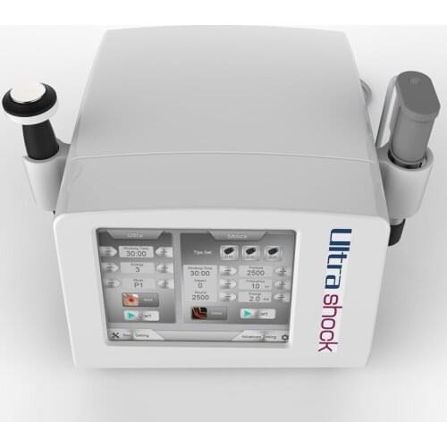 Acoustic Shock Wave Physiotherapy Ultrashock 2 In 1 Equipment For Body Massage Back Pain