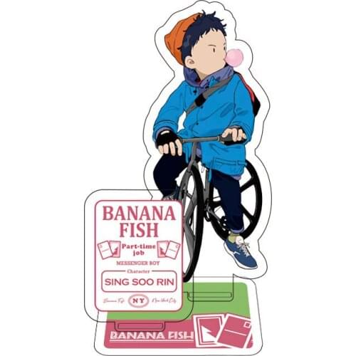 Banana Fish Ash Lynx Okumura Eiji Anime Acrylic Stand Figure Desktop Decoration Collection Model Toy Cosplay Doll