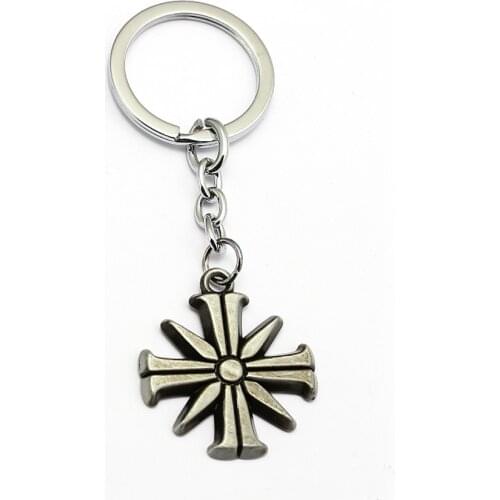 Far Cry 5 keychain Game Key Chain Metal Porte Clef Metal Keyrings Key chain Men Vintage Trinket Keyring