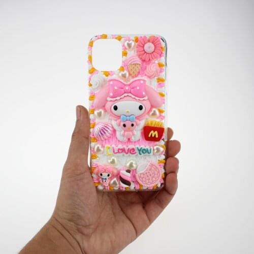 New Kawaii For Iphone 11 12 Pro Max 7 8 Plus Mini XR SE X XSMAX Phone Case Apple Cover Shell Coque Unicorn Cases Women Customize