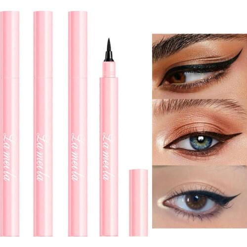 1PC Black Liquid Eyeliner Pen Waterproof Quick Dry Natural Eyeliner Pencil Non-blooming Long Lasting Liquid Eyeliner Makeup Tool