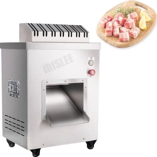 Stainless Steel Electric Meat Vegetable Cutting Grinder Machine Automatic Slicer for Meat Meat Block Cutter Slice slices cut sil