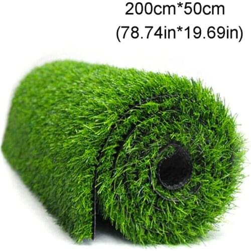 1.5cm Thickness Artificial Lawn Carpet Fake Turf Grass Mat Landscape Floor Decor