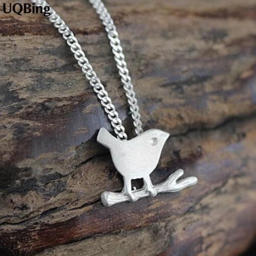 Korea Fashion 925 Sterling Silver Bird Necklaces&Pendants Jewelry Collar Colar Free Shipping