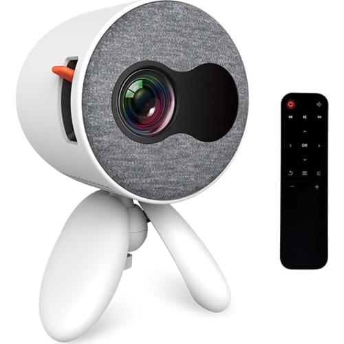 Aibecy YG220 Mini LED Projector 1080P Supported 1000 Lumens Portable Multimedia Projector Video Player for Home Entertainment