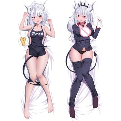 Japanese Anime 2020-May Update Helltaker Lucifer Hugging Body Pillow Cover Dakimakura Pillow Case