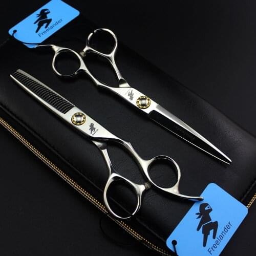 Hairdressing Scissors Professional Hair Scissors 6.0 440c Barber Shears Hair Cutting High Quality Tijeras Scissors Set