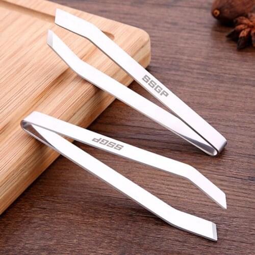 Kitchen Tweezer Stainless Steel Fish Bone Remover Pliers Pincer Puller Tweezer Tongs Pick-Up Utensils Kitchen Seafood Tool