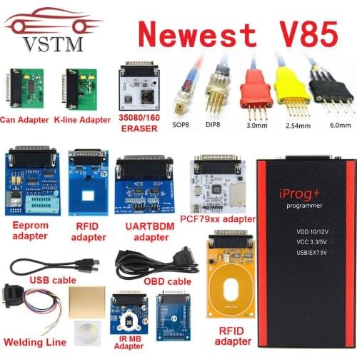 Iprog+ Iprog Pro V85 Programmer Support IMMO + Mileage Correction+ Reset till the year 2020 Replace Carprog/Full/Digiprog