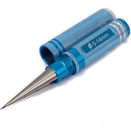 RCAWD Body Shell Cover Hole Reamer Light Blue 0 - 14mm 1/10 1/8 1/5 1/16 Pilot For RC Model Hobby Repairing