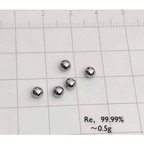 99.99% Rhenium rare metals (solid 0.5g pellet)