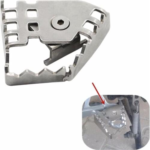 Sliver Rear Foot Brake Lever Pedal Shifter Peg Enlarge Extension For BMW F800GS F700GS F650GS R1150GS R1200GS F 800/700/650 GS