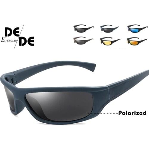 Vintage Men Polarized Sunglasses Square Women Retro Black Frame Sun Glasses Eyewear For Men Goggle