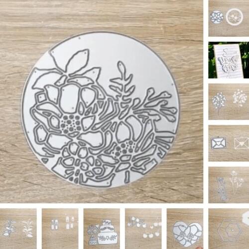 Leaves Flower Butterfly Cherries Tartlet Stamps And Dies New Arrival 2021 Scrapbook Diary Decoration Stencil Embossing Template