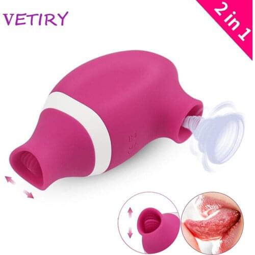 Vibrating Egg Nipple Massager Female Masturbation Tongue Vibrator Licking Clitoris Stimulator Sucking Vibrators Sex Products