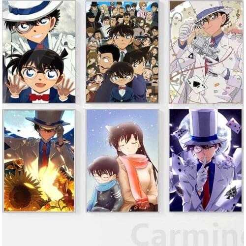 Japanese Anime Poster Name Detective Conan DIY 5D Diamond Painting Cross Stitch Picture Full Round&Square Drill Home Decoration