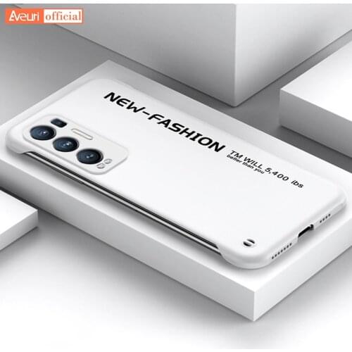 For Realme GT Neo Master Explorer Frameless PC Hard Phone Case For OPPO Reno 5Z 3 4 5 6 Pro Plus A94 K9 Luxury Matte Cover Case