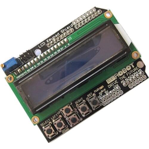 LCD1602 Keypad Shield LCD 1602 Module 16x2 Character 1602A Expansion Board Blue Screen Display For Arduino ATMEGA328 ATMEGA2560