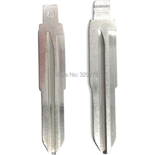 10pcs/lot No.40 Folding Flip Remote Car Key Blank for Chevrolet Uncut Key Blade Replacement #40