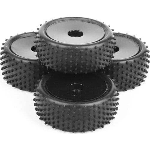 4PCS 1/10 Buggy Off-road Tires Wheel Model Accessories Fit HSP HPI RC Buggy Car Toys