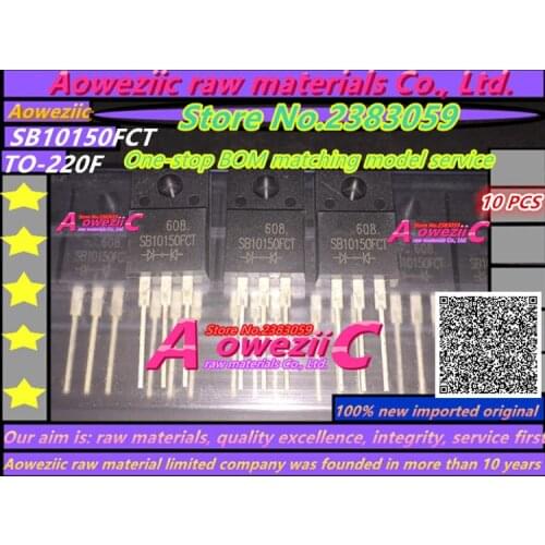 Aoweziic 100% new imported original SB1015 SB10150FCT TO-220F Schottky barrier diode 10A150V