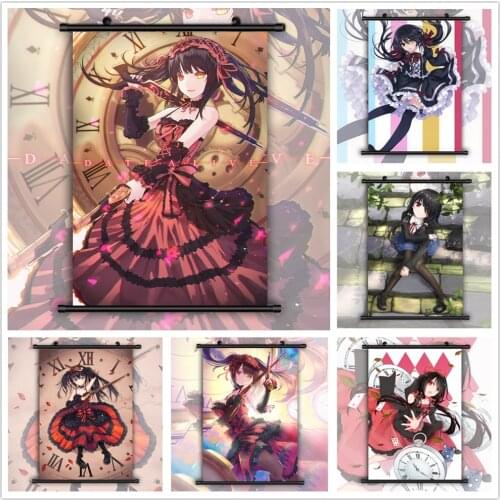 Date a Live Tokisaki Kurumi Anime Manga HD Print Wall Poster Scroll