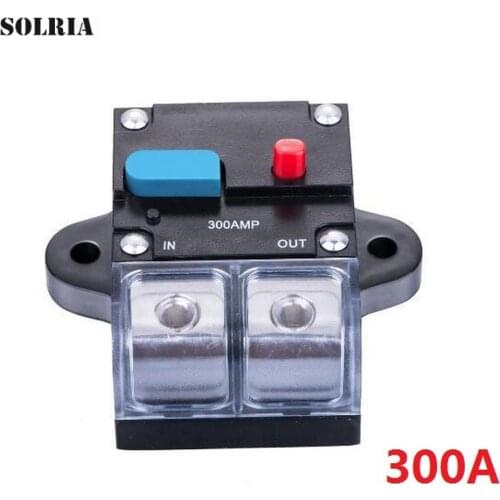 80A/100A/150A/200A/250A/300A Car Audio Fuse Holder Car Circuit Breaker Car Accessories