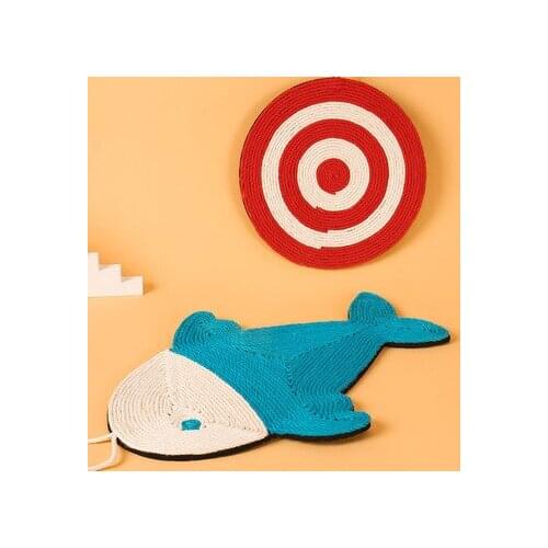 Whale Type Pill-Shaped Cat Scratch Pad Cat Scratcher Cat Climbing Frame Cat Grinding Claw Toy Pet Supplies
