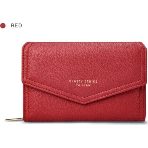 Card Holder Coin Purse Leather Women Wallet Multifunction Zipper Hasp Mid-Long Style Large Capacity Female Fashion Money Bag