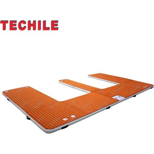 M sharp Teak Foam Inflatable Swim Platform Floating Dock Satation for jet ski