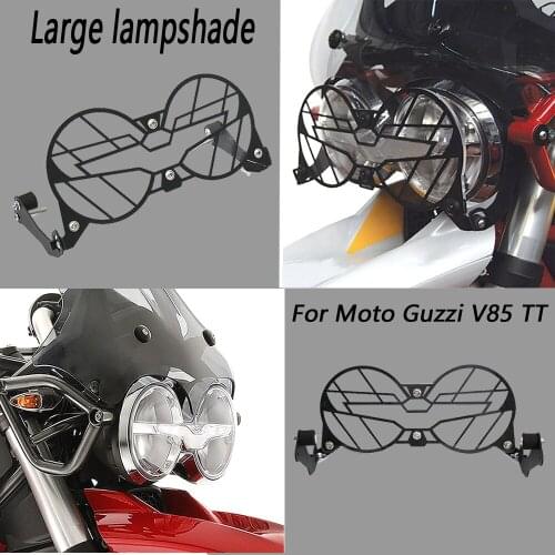 NEW V85TT Motorcycle Headlight Protector Grille Guard Cover Protection Grill For Moto Guzzi V85 TT Can a Folding Accessories