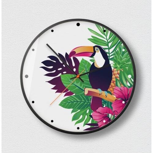 New Wall Clock 3D Nordic Metal Wall Clock Modern Design For Home Decoration Quartz Super Mute Wall Watch Large Clock On The Wall