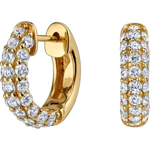 New earrings 2020 European and American style golden geometric circle earrings fashion earrings