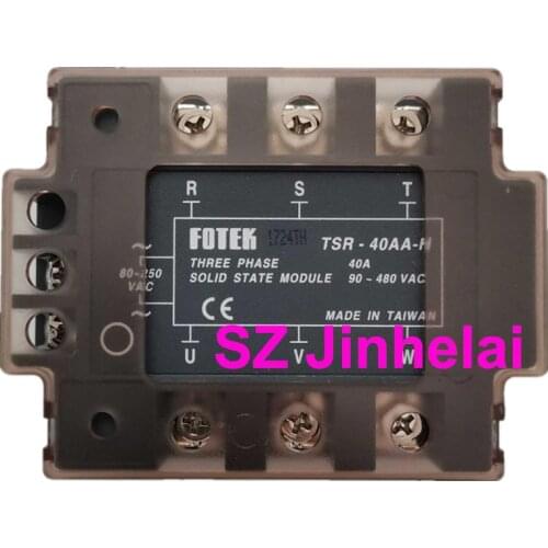 FOTEK TSR-40AA-H Authentic original 3-Phase SOLID STATE MODULE,SSR, SOLID STATE RELAY 40A 90-480VAC