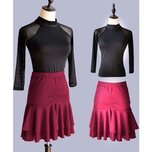 Latin dance dress practice clothes female adult sexy professional competition clothes new rumba modern dance performance clothe