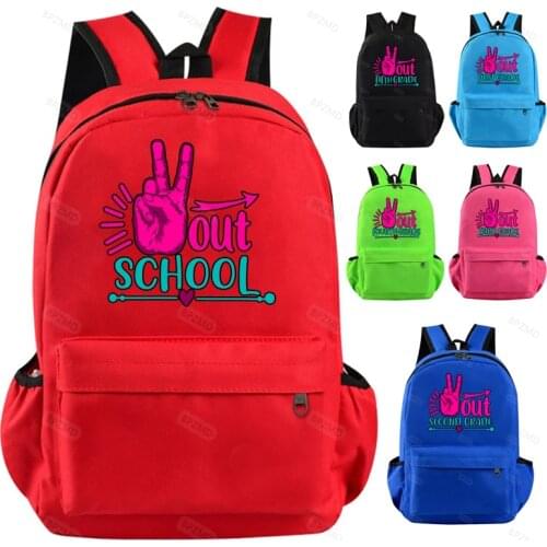 Casual Nylon Backpack Child Large Capacity School Bag for Boy Girl Junior School Students Campus Solid Color Men Women Backpack