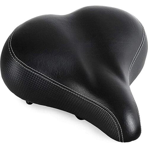 Most Comfortable Bike Seat - Wide Oversized Bicycle Saddle Super Soft Universal Fit for Exercise Bike and Outdoor Bikes
