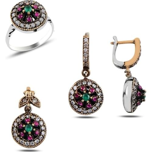 Silverlina Silver Zircon Stone Authentic Set