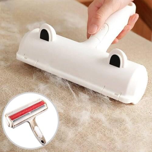 Pet Hair Remover for Furniture/Bed, Reusable Dog Hair Remover Roller for Dog & Cat, Self-Cleaning Lint Roller Brush