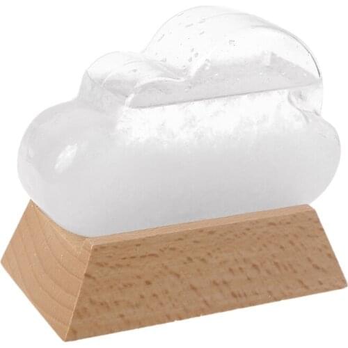 Cloud Shape Storms Glass Crystal Weather Forecaster Bottle Meteorological bottle storm glass decoration Display Bottle