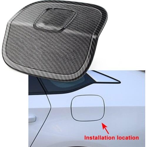 Carbon Fiber Style Fuel Tank Cap Trim for Honda Accord 10th 2018 2019 2020