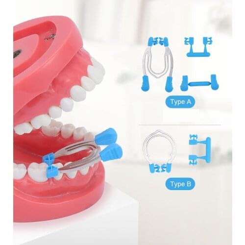 Dental Sectional Contoured Matrix Clip Matrice Clamp Dental Forming Sheet Clip Dentist Matrices Wedge Material Ring Distractor