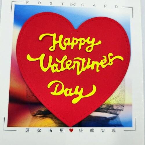 Heart Shaped Metal Cutting Dies Hollow Out Scrapbooking For Wedding Card Making DIY Embossing Cuts New Craft Pattern Molds Die