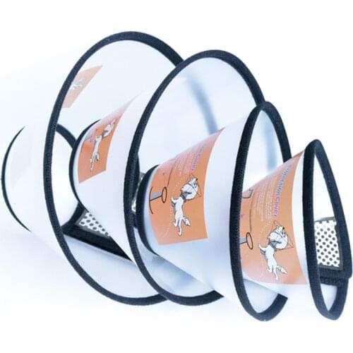 Pet Guard Ring Cat Dog Anti-Bite Collar Beauty Protective Shield Cover Safety Adjustable Dog Collar Pet Supplies