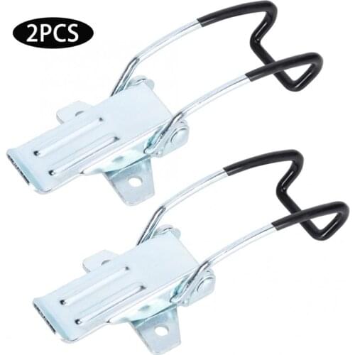 2Pcs Latch Fasten Buckle Lock Casting Hinge Curved Industrial Vacuum Cleaner Stainless Steel