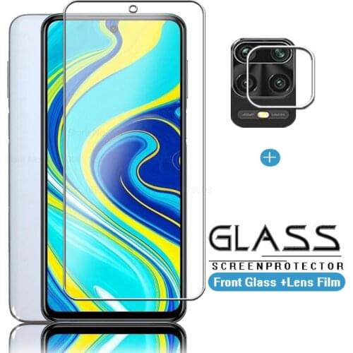 2-in-1 Camera Tempered Glass For Xiaomi Redmi Note 9s Note 9 Pro Max Screen Protector Protective Glass For Redmi Note 9Pro Glass