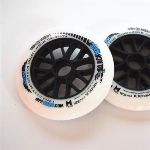 6 pcs/lot MPC XXFirm 125mm Skating Wheel for Inline Skates Shoes Marathon Race Compitition Asphalt Ground Grip Roller Rodas