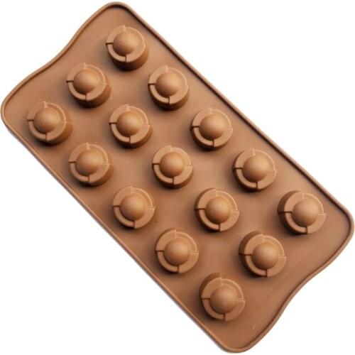 Free shipping 15 straw hat chocolate mold cooking tools Silicone Mould baking Fondant Sugar Craft DIY Cake candy
